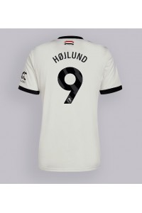 Manchester United Rasmus Hojlund #9 Jalkapallovaatteet Kolmaspaita 2024-25 Lyhythihainen